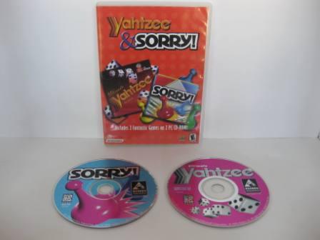 Yahtzee & SORRY! (Boxed - no manual) - PC Game